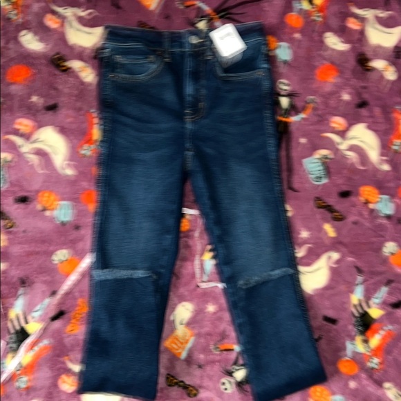 Free People 25 skinny color Blue Indigo - Picture 3 of 10